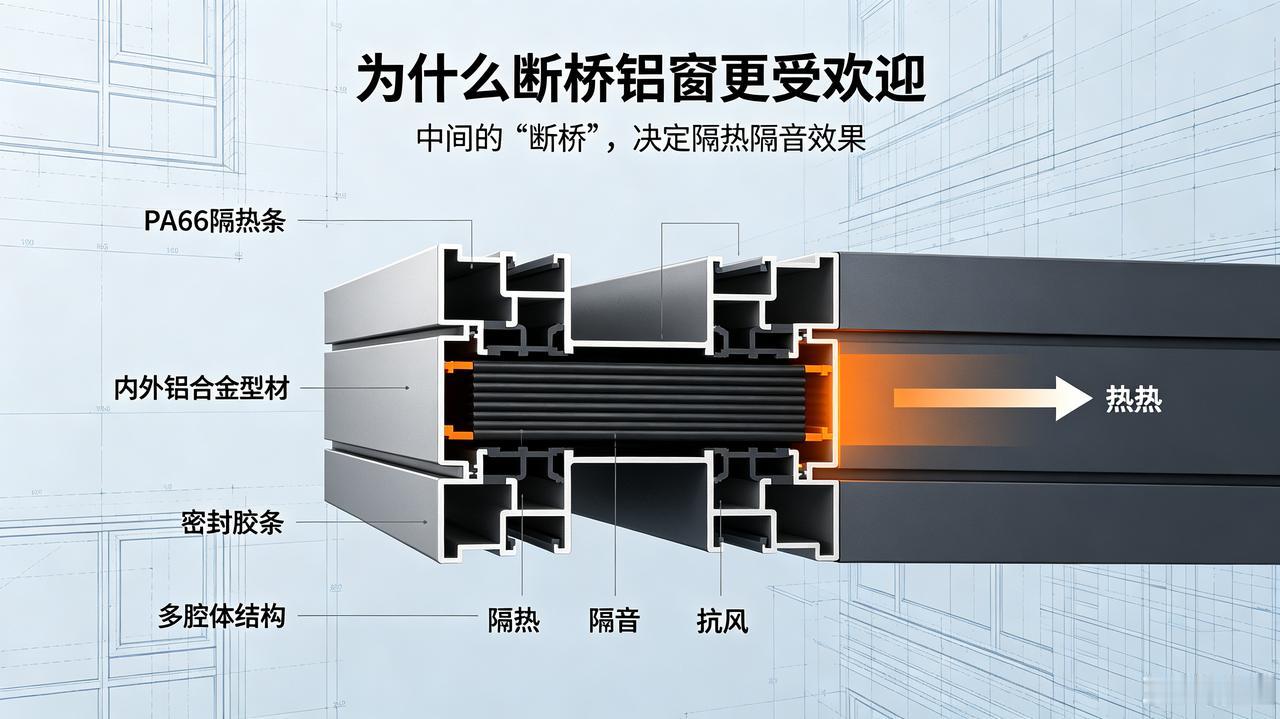 为啥门窗师傅都建议用断桥铝窗?