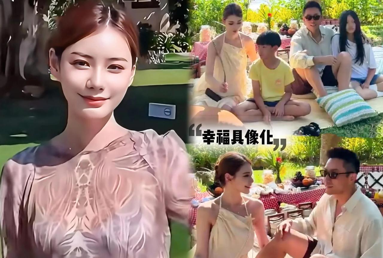 真的是精明用行动证明一切马筱梅与老公王小菲放下生意专程陪孩子们在巴厘岛旅游