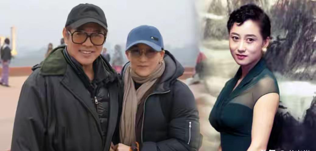 61岁李连杰近照曝光，旁边63岁利智已认不出。昔日荧幕英雄与绝世美人，如今面容