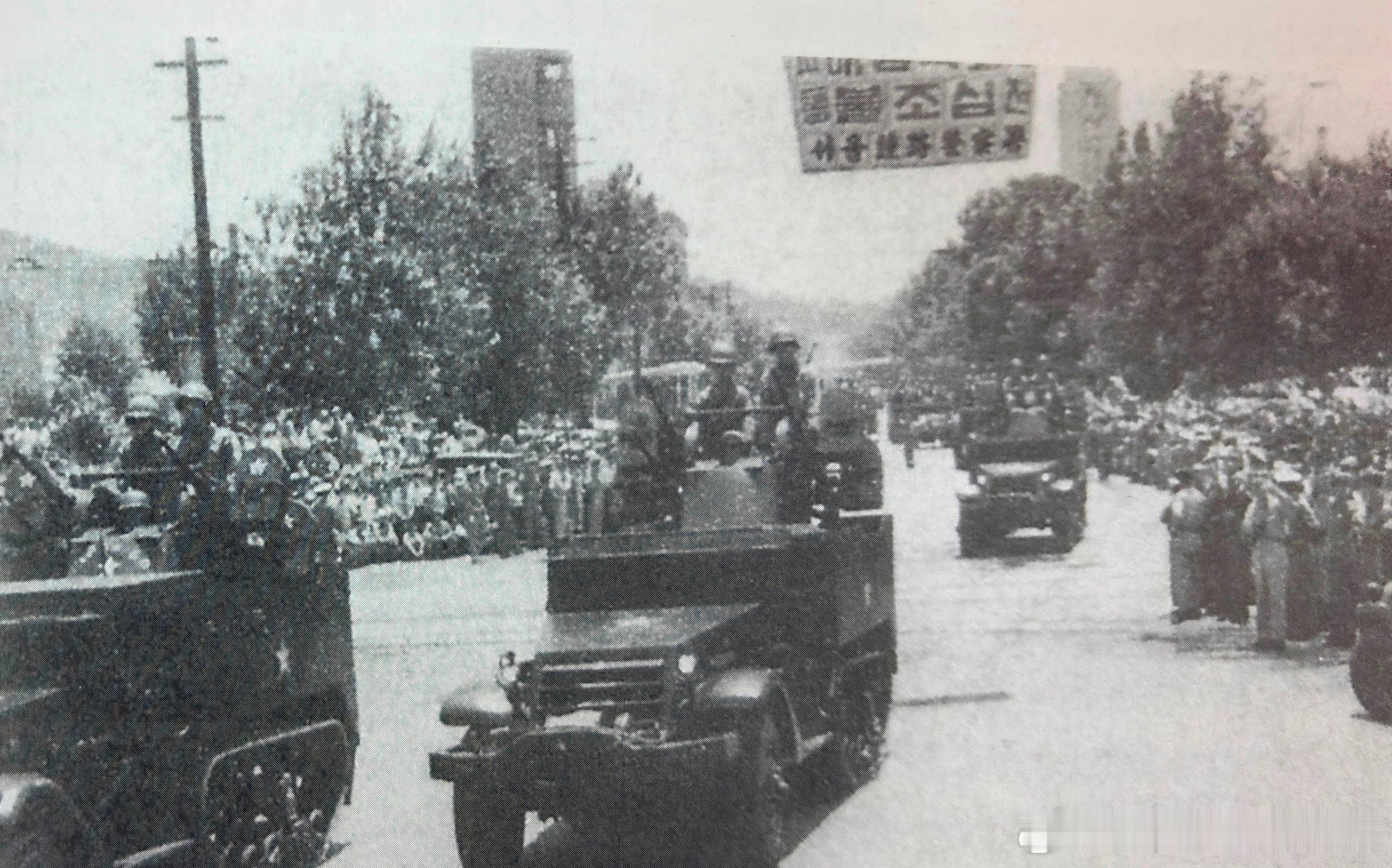 1950年6月韩军装甲团的装甲车，装备37毫米火炮和12.7毫米机枪，此外装甲团