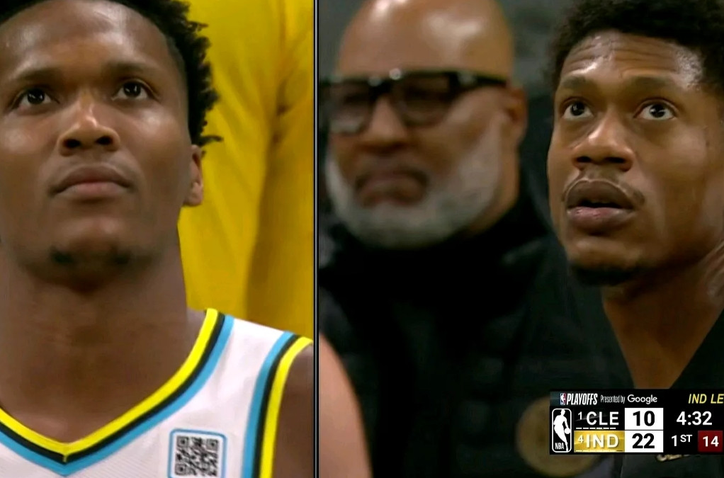 NBA历史首次：挨打的被驱逐！G4：骑士挑战步行者首节：步行者大比分领先：不