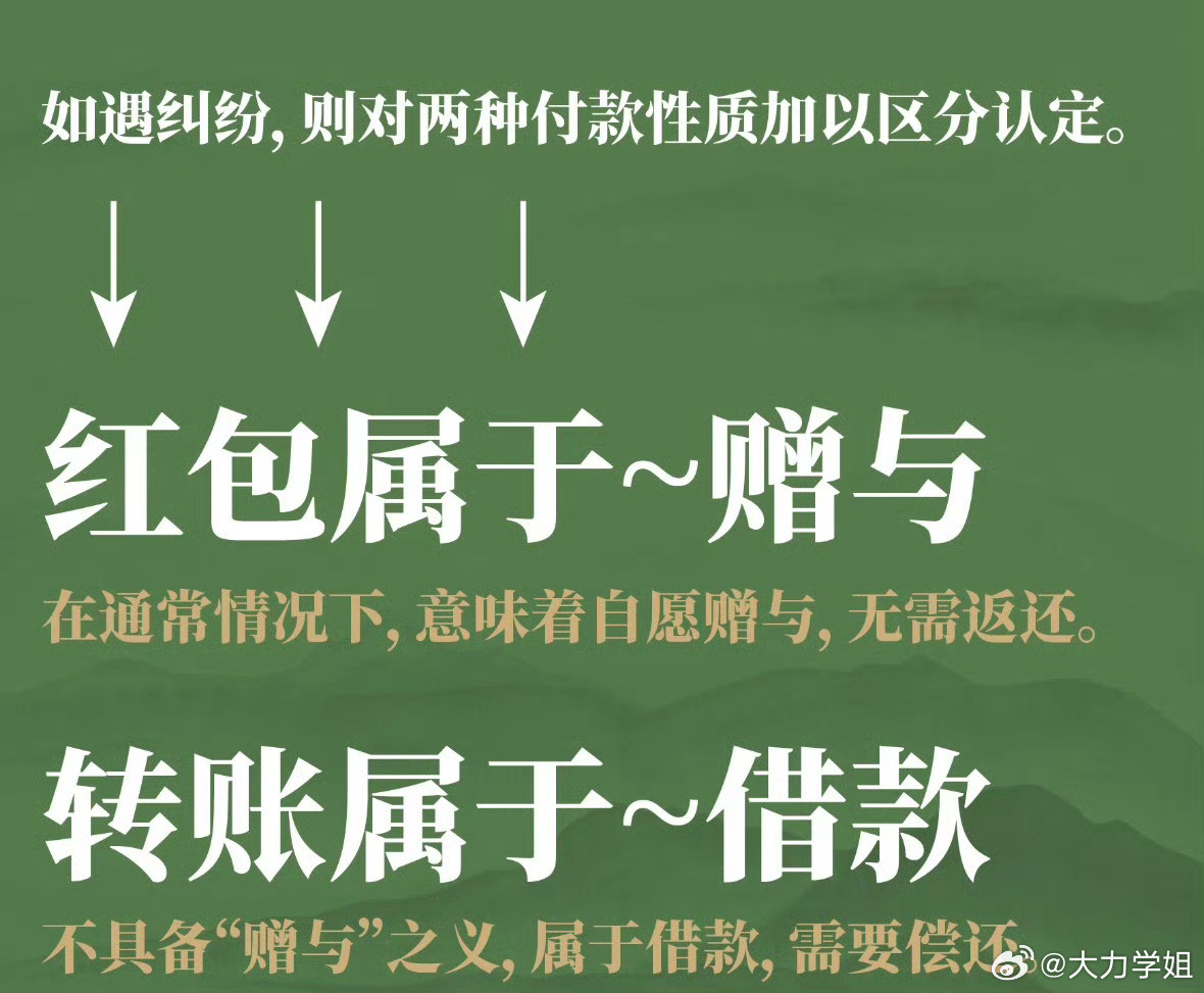 微信转账和发红包的区别就是说谈恋爱的时候把“5200”的微信转账分成26个200