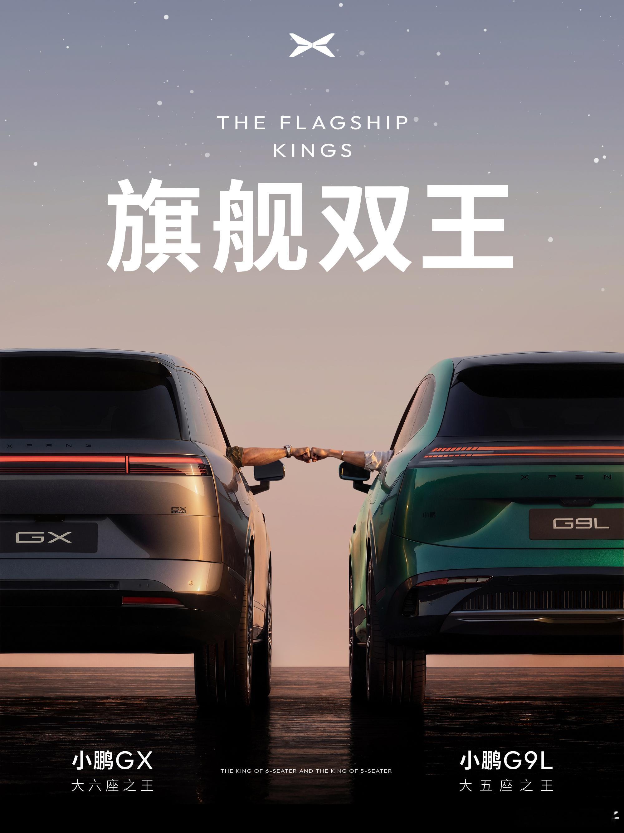 这台车是继GX之后，小鹏又一台旗舰SUV，和GX搭配起来，直接形成双...