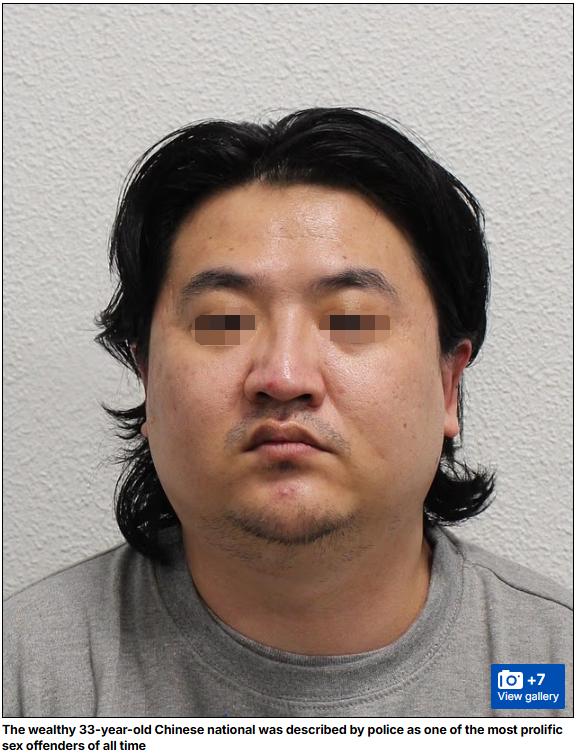 英国一中国籍严重性犯罪分子许超落网，被认为是英国史上最严重性犯罪分子之一，怀疑至