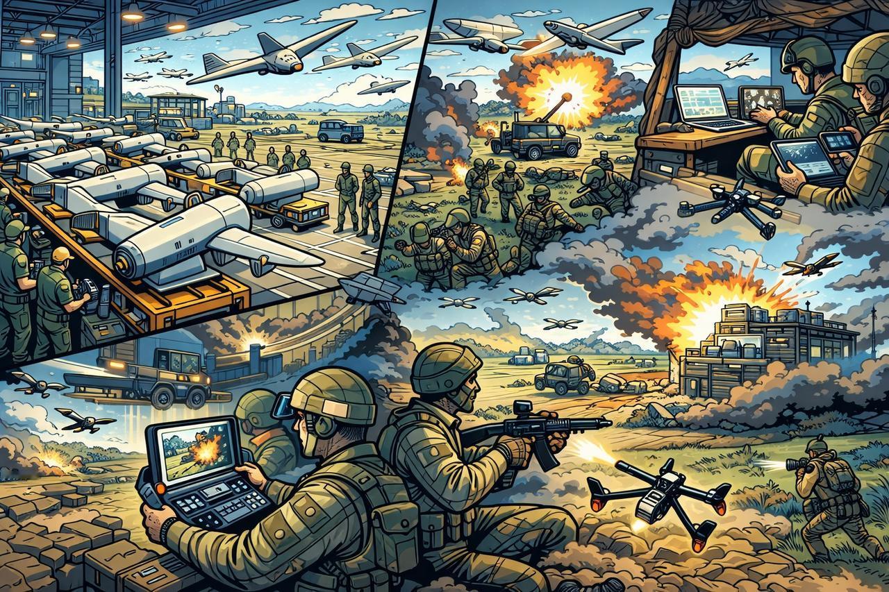 乌克兰武装部队总司令瑟尔斯基周二在社交媒体上发了一篇帖子，透露了俄罗斯在无人机方