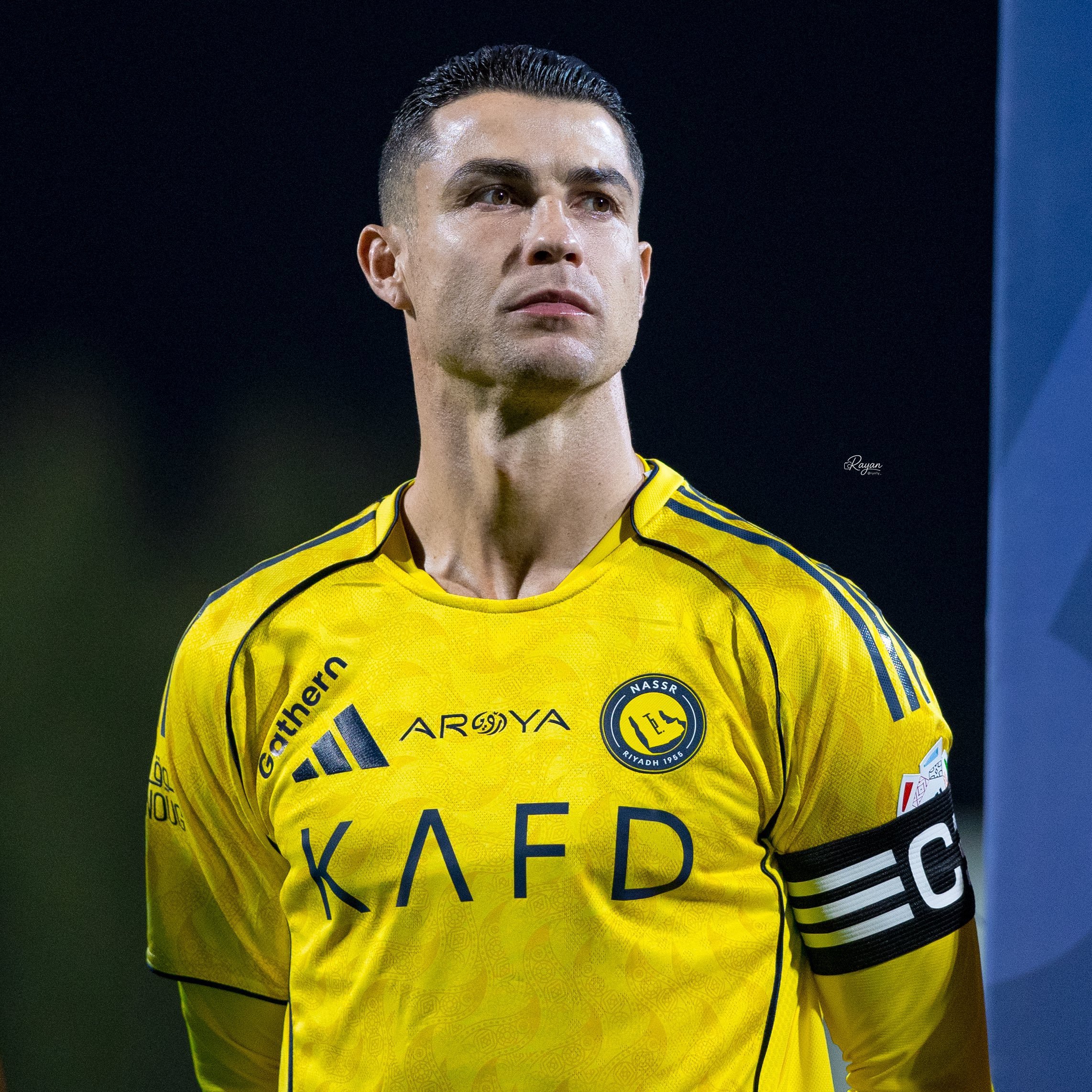 C罗c罗轮廓分明，线条清晰