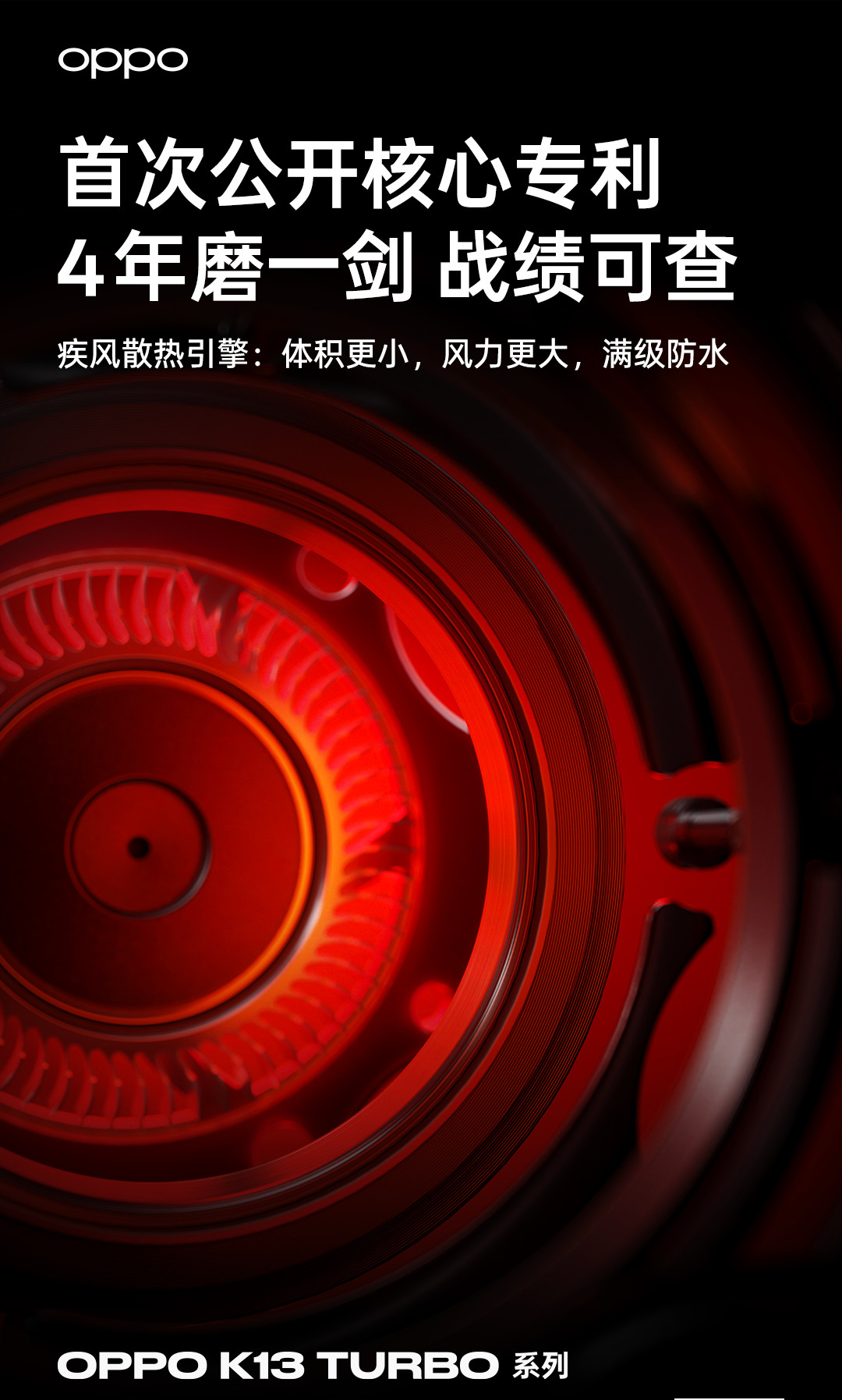 话说这OPPOK13Turbo系列还没正式发布，其4年积累的核心专利就被公开
