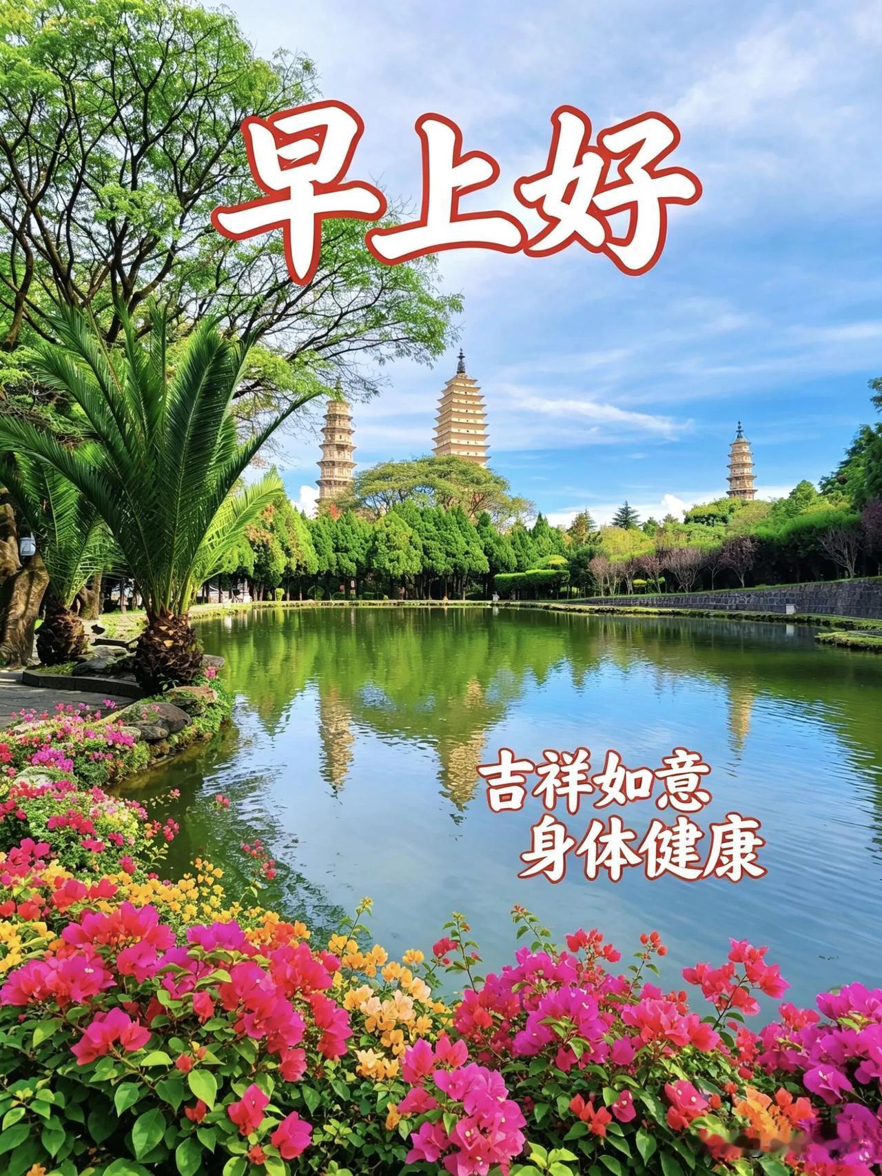 早安，愿你晨起有微笑，所遇皆温柔。