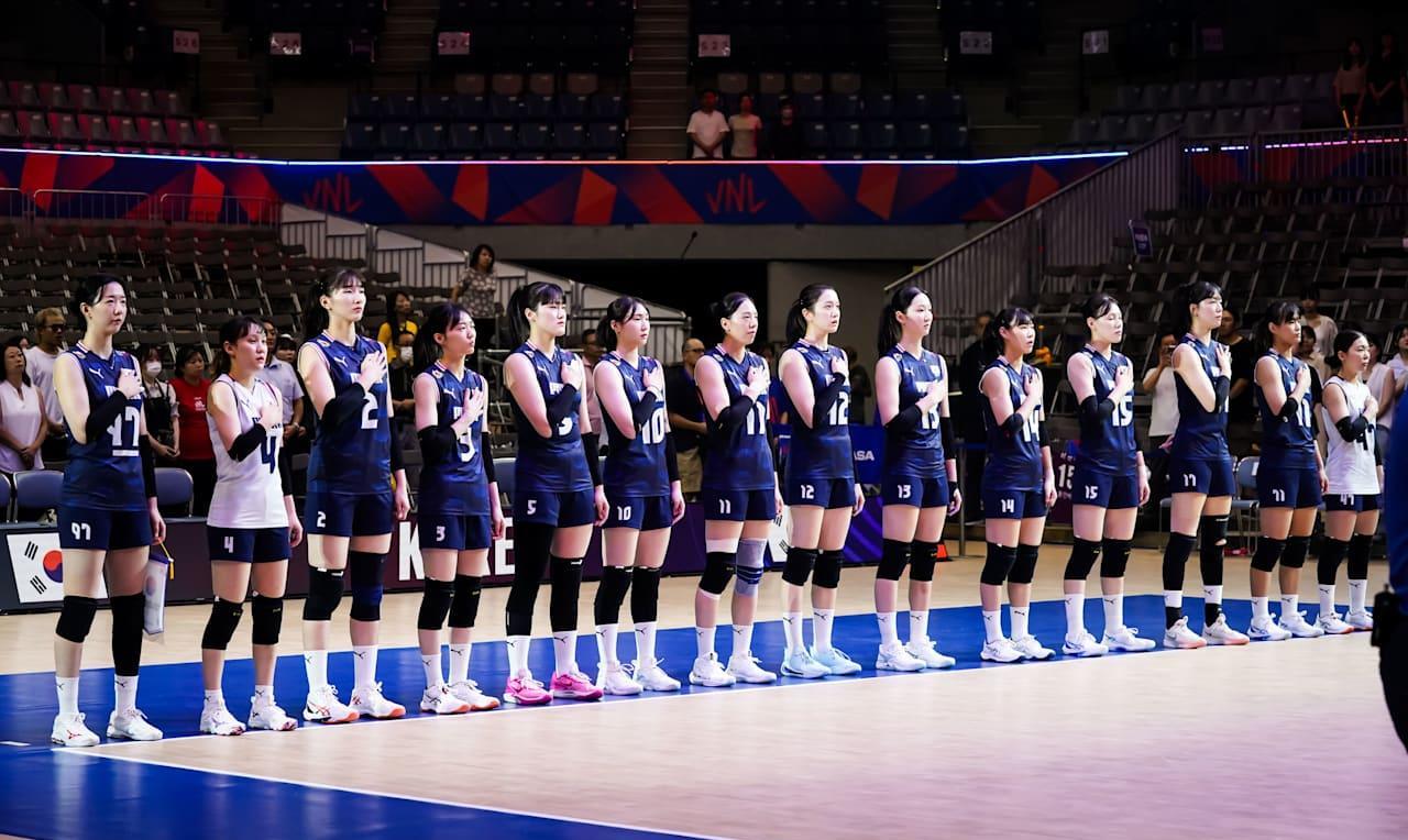 韩国女排世界联赛（VNL）降级真不冤，这是国际排坛共同的诉求：将韩国女排逐出V