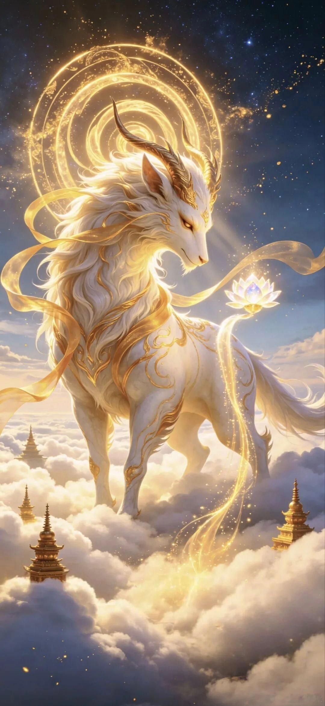 驱邪护世吉祥如意上古瑞兽壁纸～