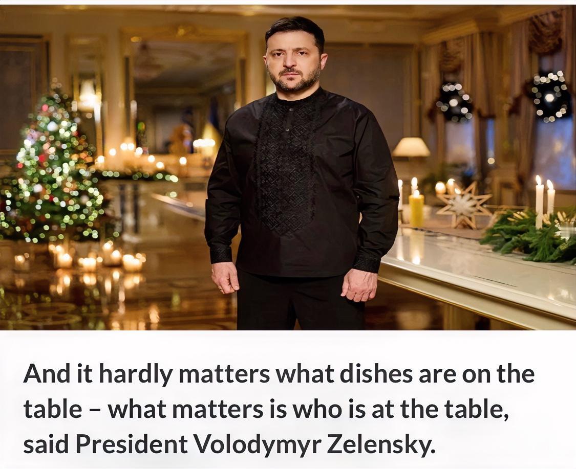 泽连斯基这是要破罐子破摔，采用魔法攻击来破局？竟在公开的圣诞致辞中暗暗地希望普京