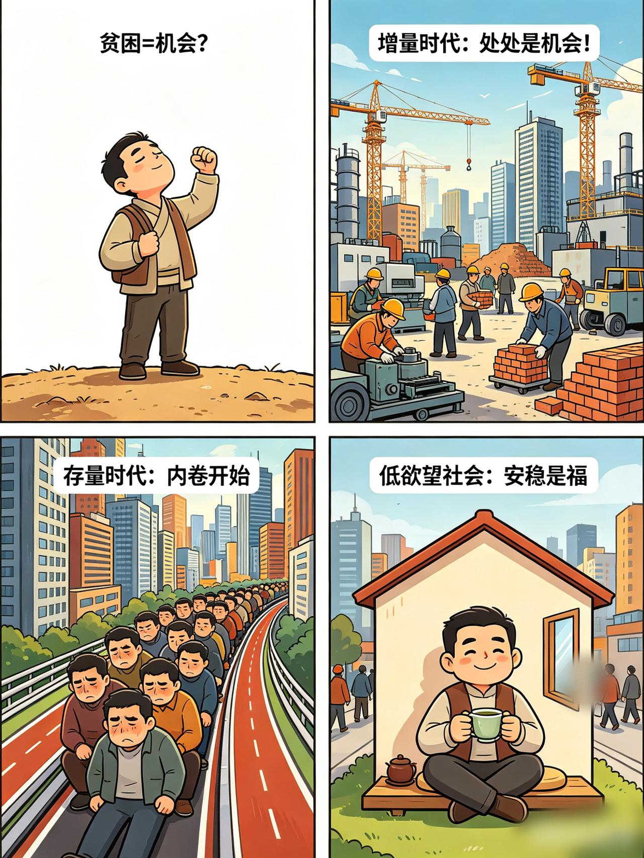 贫困才是机会！全国都在喊卷，卷得人身心疲惫，貌似生存愈发艰难，但这并不意味着