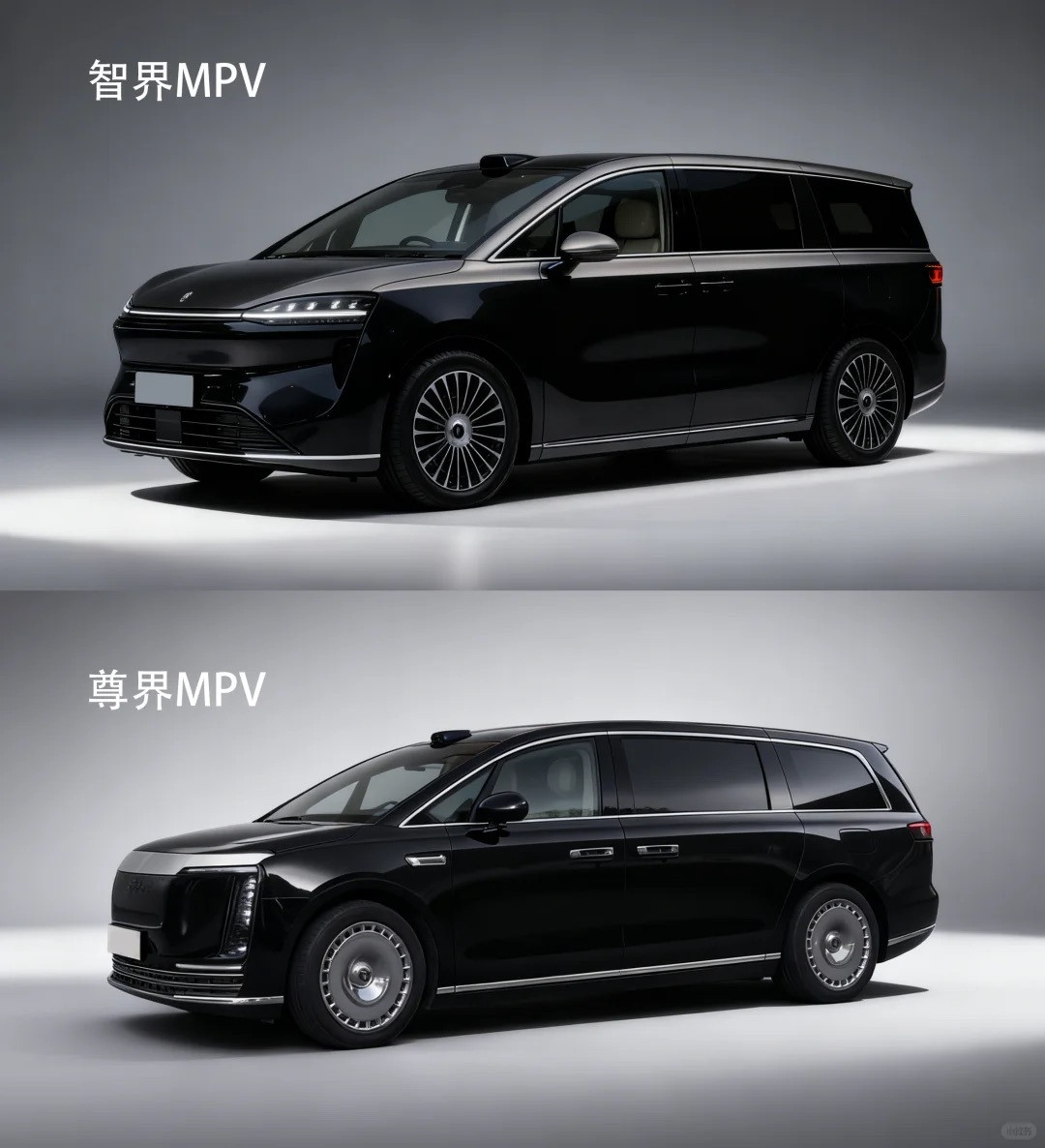 广州车展鸿蒙智行宣布了旗舰MPV预告图，但是大家都在猜：是50万级智界，还是百万