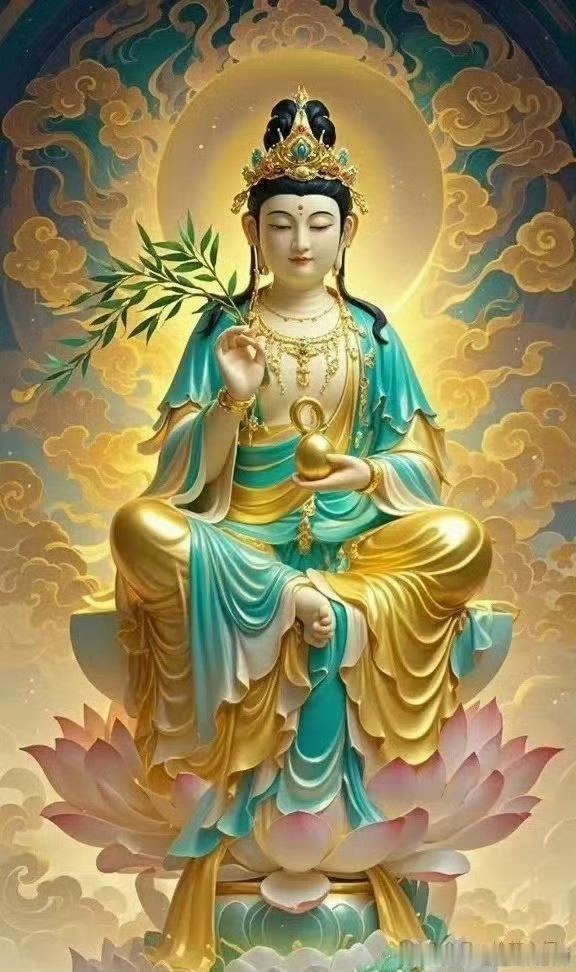 今天丙午年农历六月十九，恭迎观世音菩萨成道日，愿菩萨普降甘露，救苦救难，事事顺意