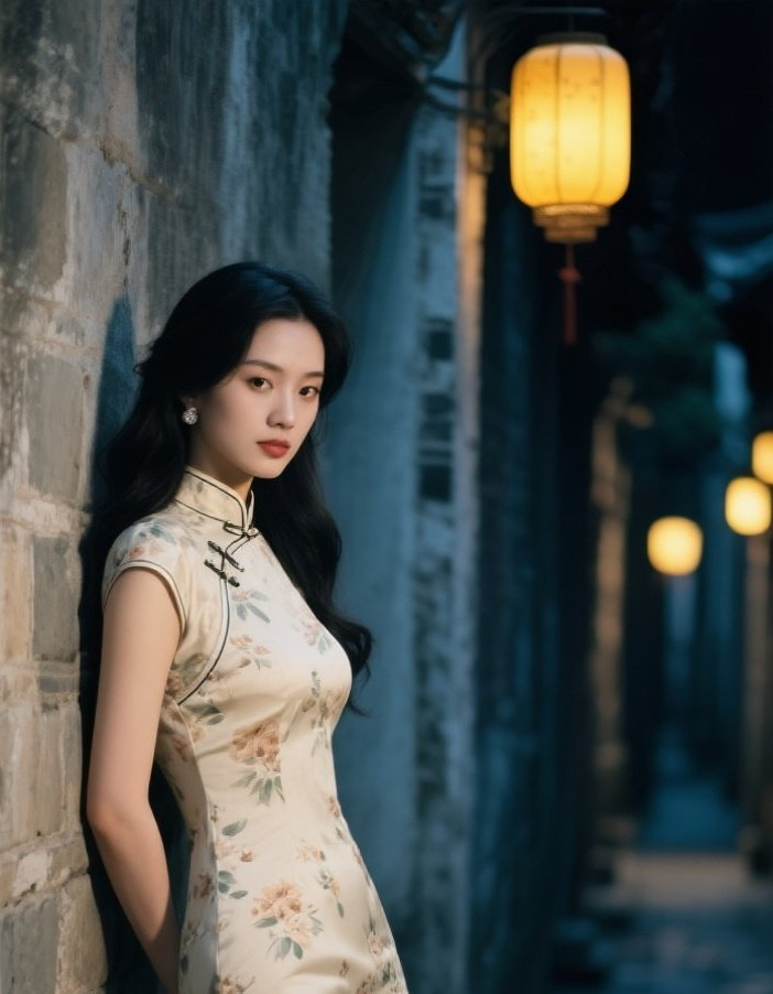 旗袍佳人温婉如水，东方韵味倾国倾城