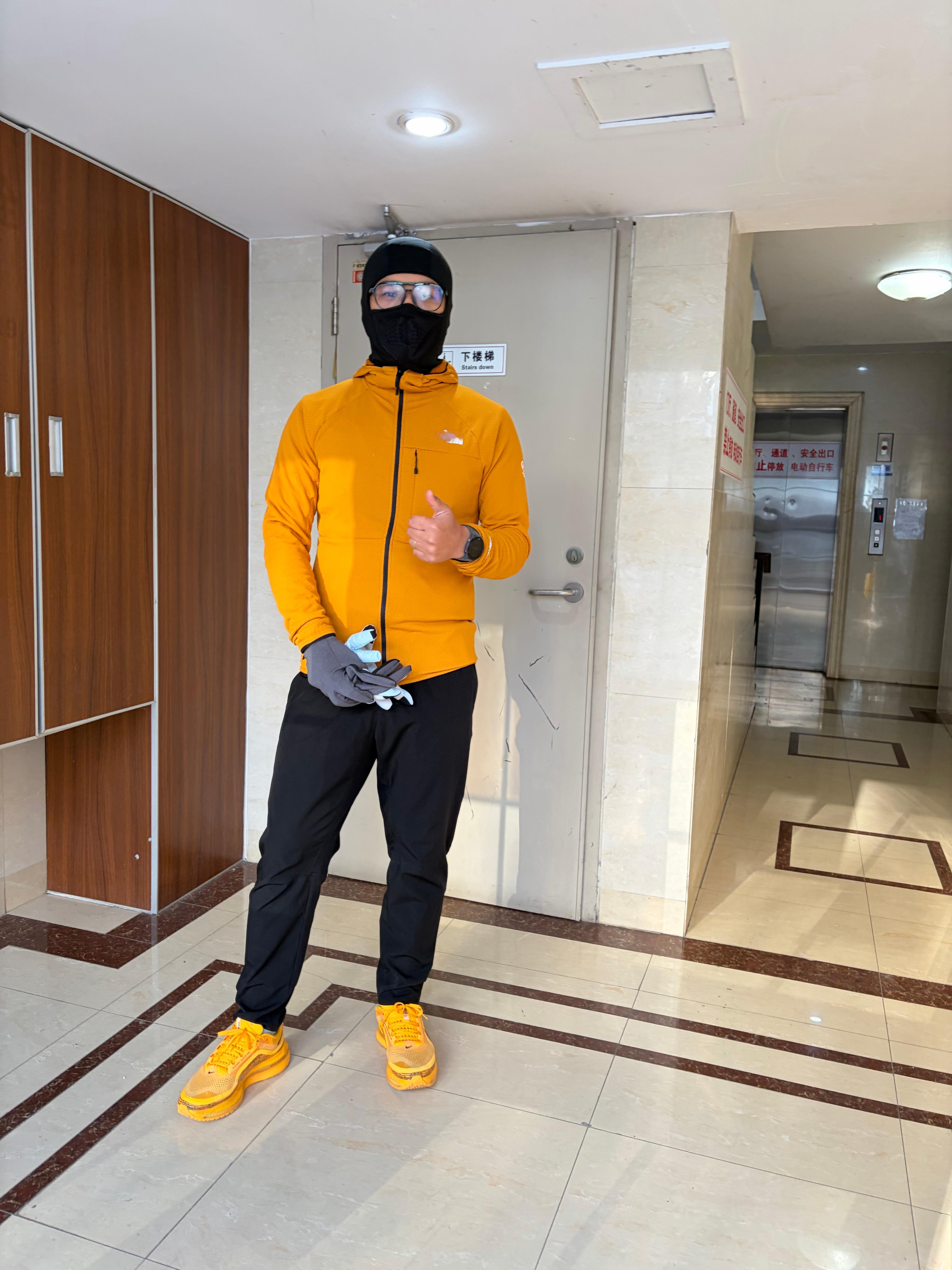 新年第一跑，找了个搭子，看着还挺专业的