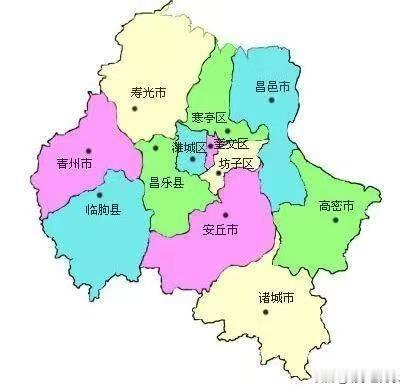 潍坊是个沿海城市，现如今潍坊人均GDP最高的地方都在沿海。按照各县市区排名，