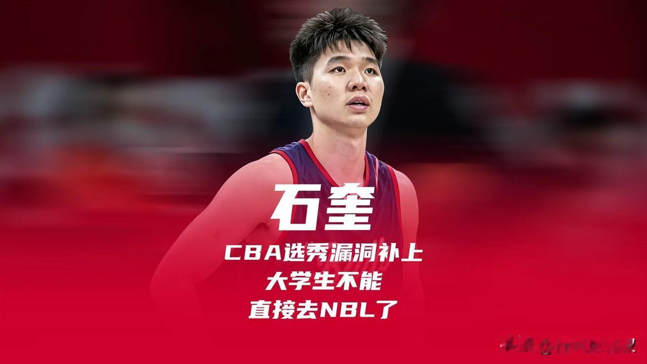 CBA选秀漏洞正式补上！NBL中国香港金牛官宣，石奎正式加盟球队。很多人没看懂，
