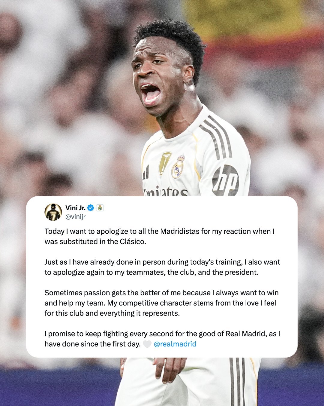 【科贝】威尼修斯昨天道歉的详情如下：•他准时到达训练场，并在训练开始前召集所有