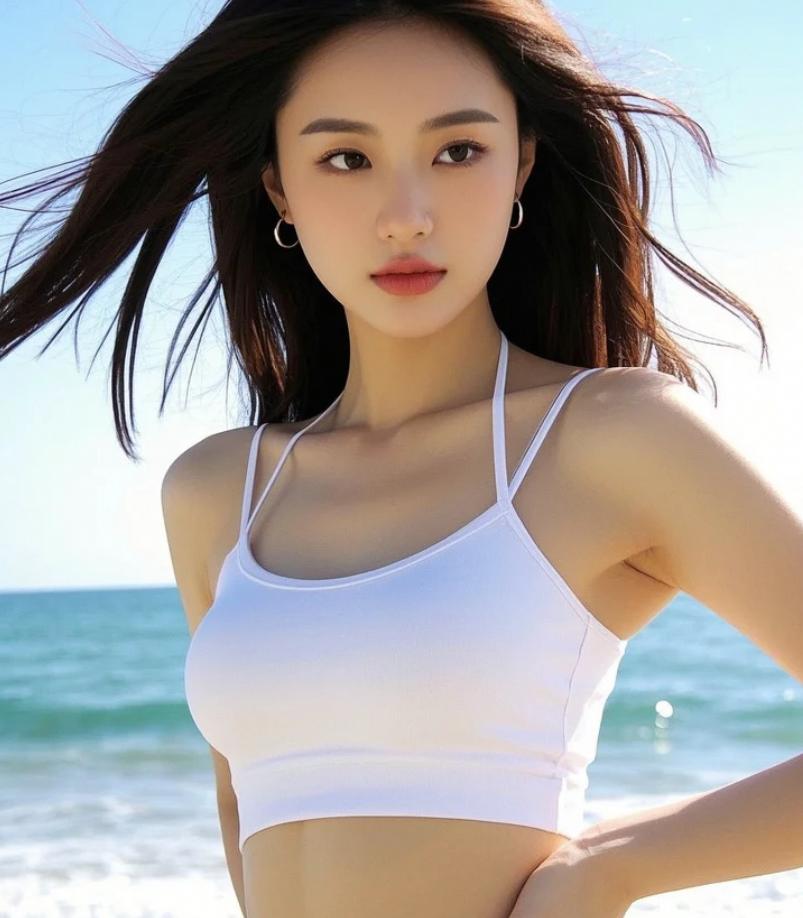 美女与浪花的日常：自在如风