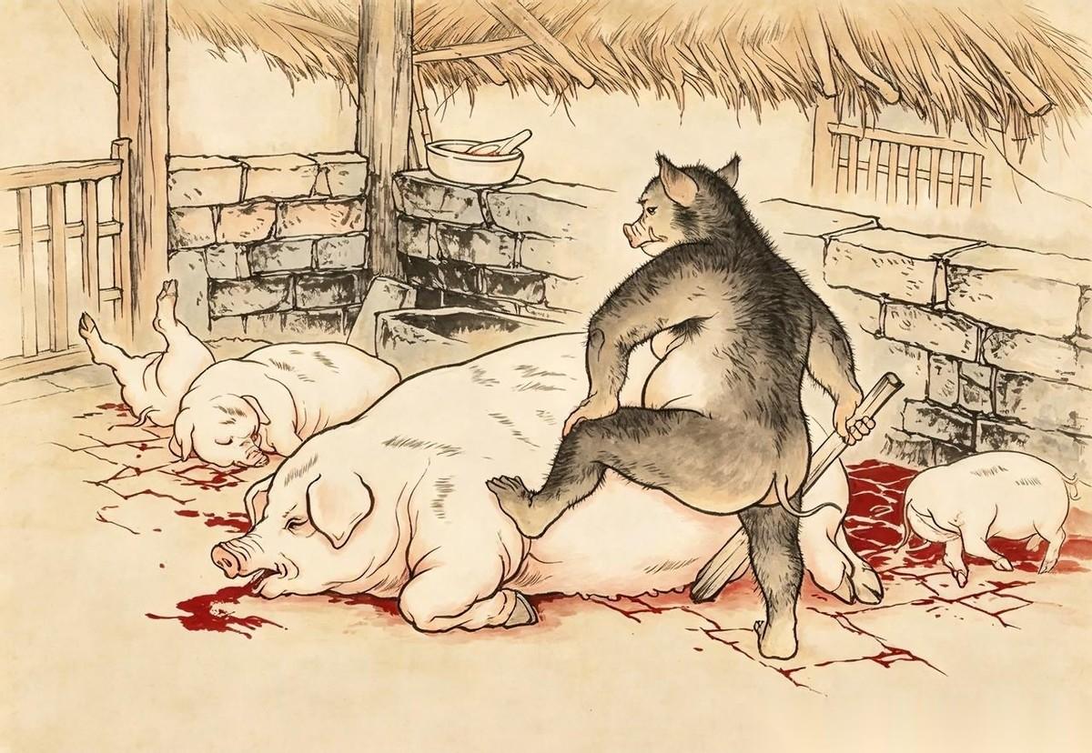 西游记中这三位是猪八戒最不该杀的，难怪成不了佛：1、首先是生出猪八戒的那头母猪，
