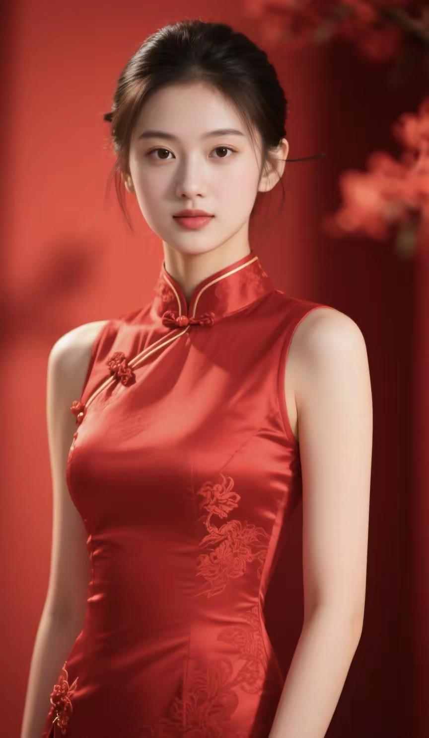 高挑有气质，自信而高贵，舍我其谁