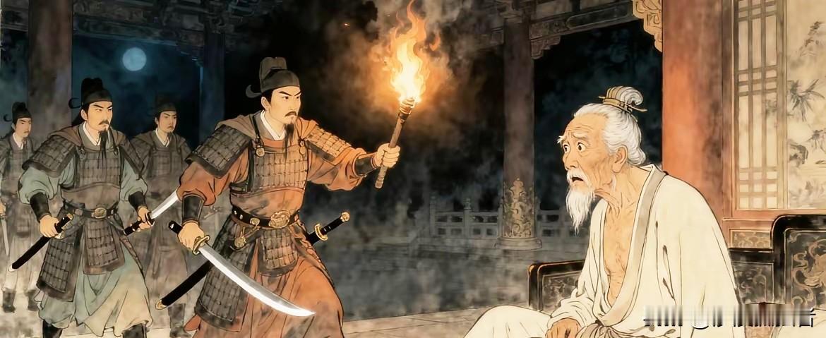 李辅国带人，闯入李隆基寝殿，把已经睡下的李隆基，叫醒以后，带去了太极宫，住在甘露