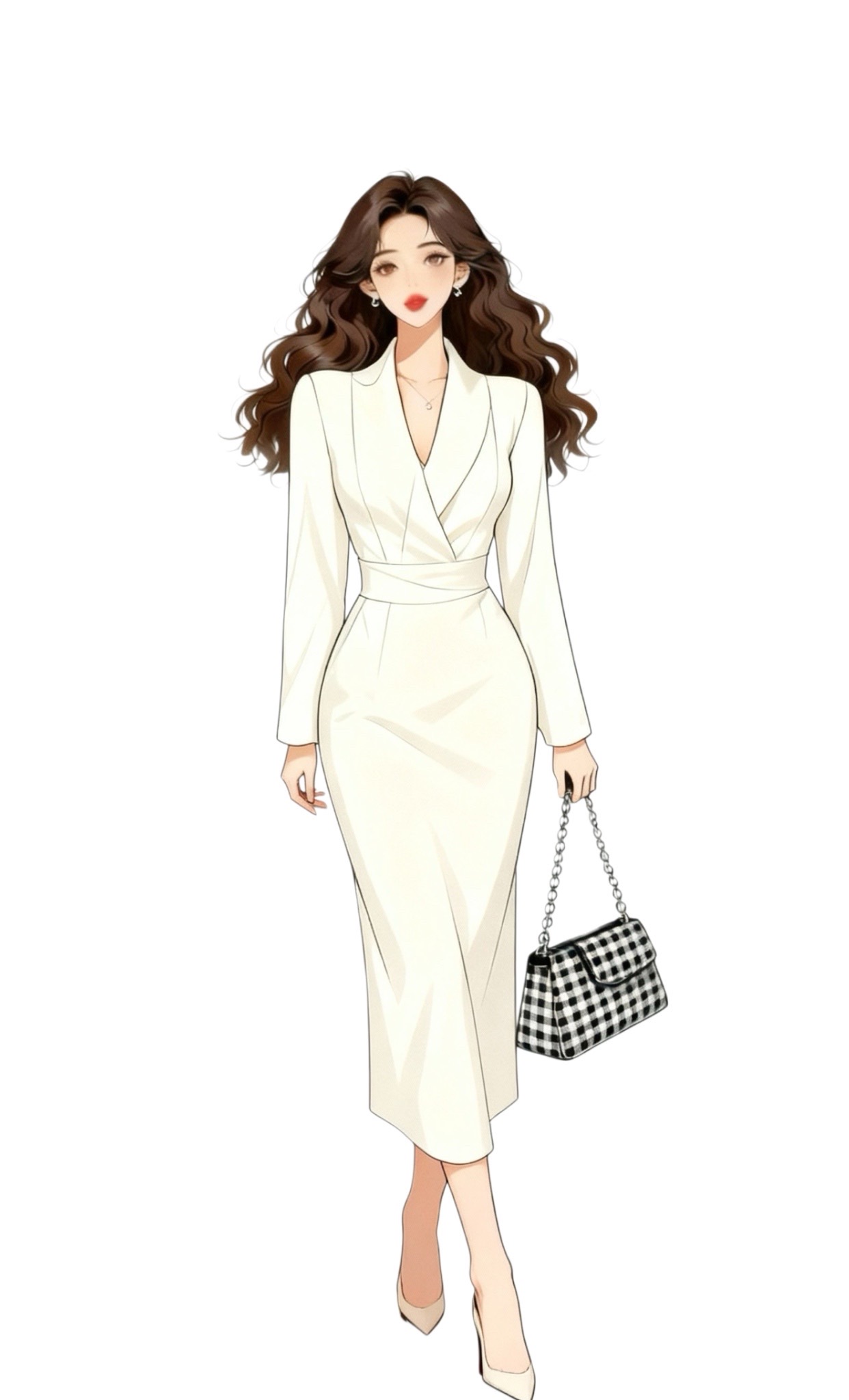 纯欲天花板性感女神包臀裙梨形身材穿搭气质女人<!--{img...