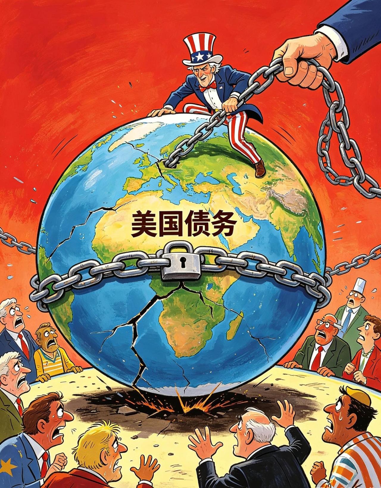 39万亿美债根本还不清！复刻1942年老套路，美国玩“隐性赖账”，全球持债人默默