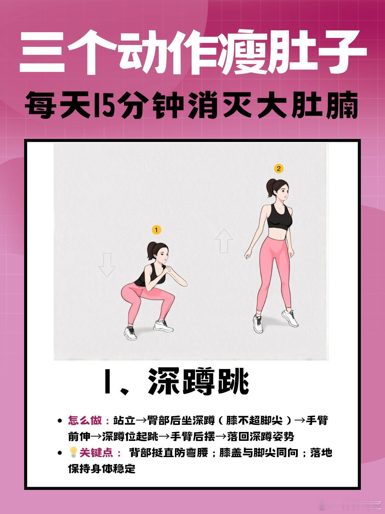 三个动作瘦肚子，每天15分钟消灭大肚腩卷腹做了很多，肚子还是松软？可能是忽略了真