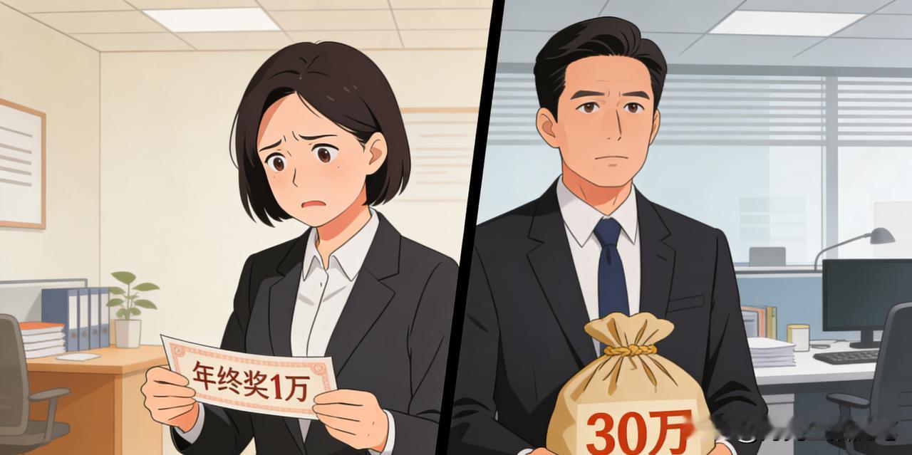 年终奖分配别寒了基层心！透明才是化解矛盾的关键家人们，年底年终奖话题又炸锅