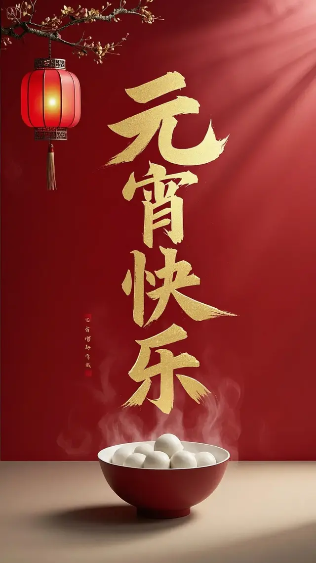 正月十五元宵节, 祝君喜乐顺遂, 事事圆满