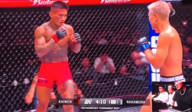 李凯文还是输了！在今晚的UFC上海精英之路半决赛中，中国悍将李凯文对战日本名