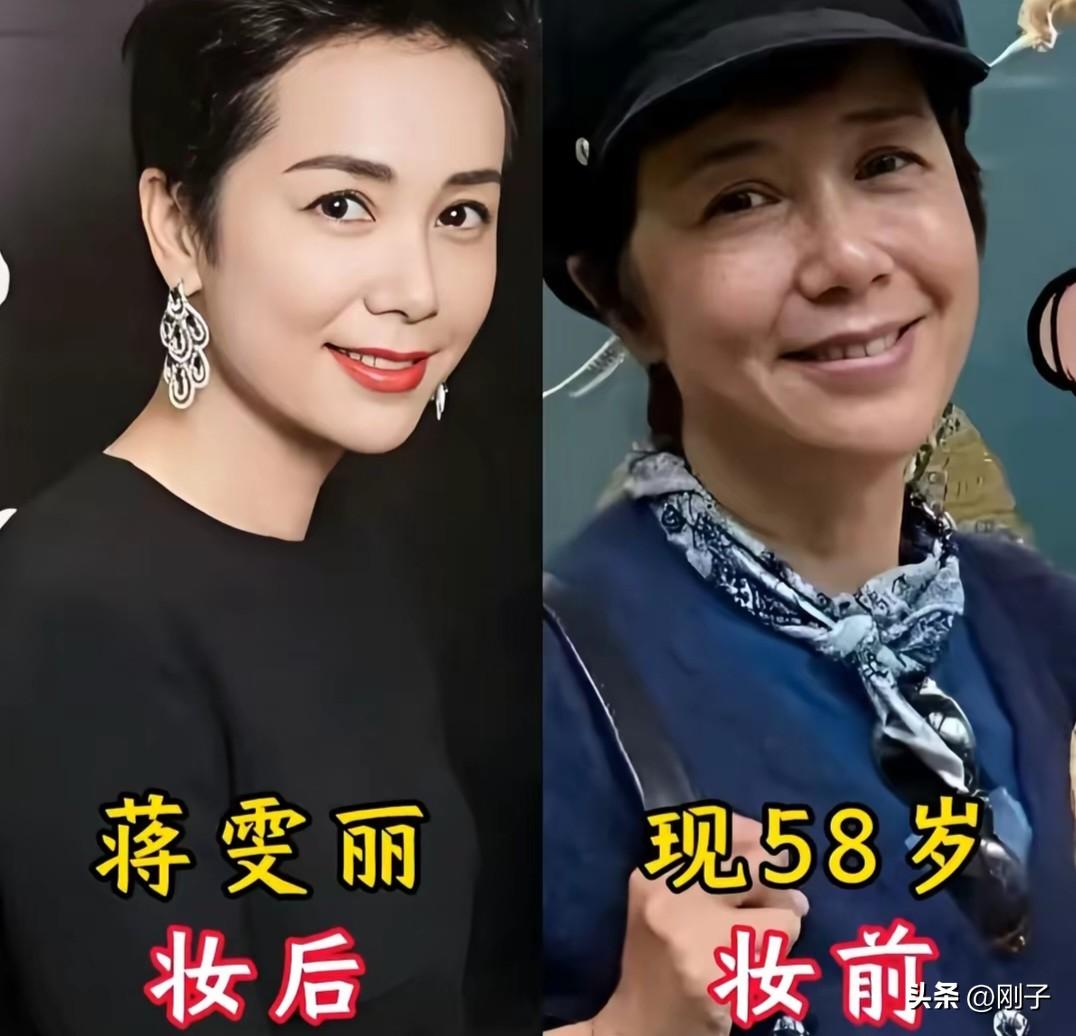 荧幕上光芒万丈的女明星，褪去妆容也只是普通中年女性。镜头里精致完美的红毯造型，