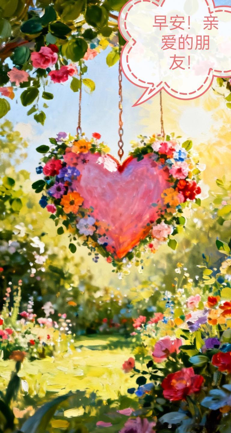 早安！分享治愈的画面早安早晨一句祝福新的一天开始了，愿你迎着晨曦，带着微