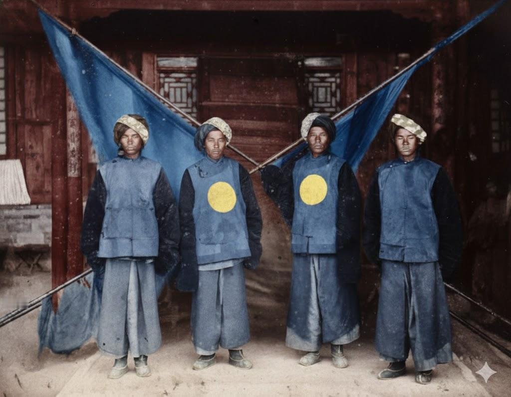 1875年，新疆哈密，晚清重臣左宗棠率领湘军收复新疆期间，驻扎在哈密堡垒中的清军