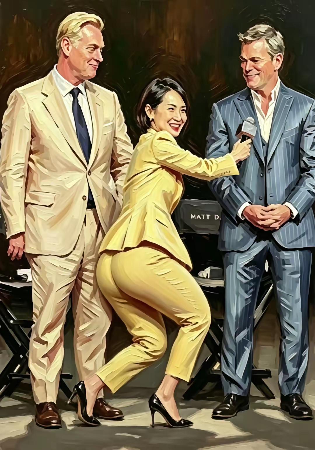 西方的电影我认为不值得看，但下面这两张图却值得国人好好看看，因为自尊自信才能更好