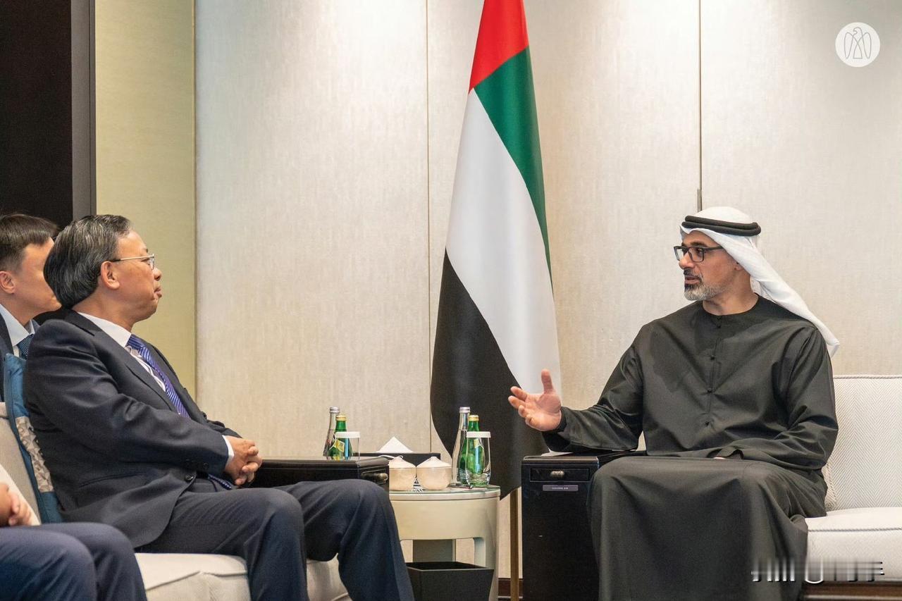 头顶白布，脚蹬拖鞋的中东小王爷满载而归……这位小王爷，是阿联酋阿布扎比王储哈立