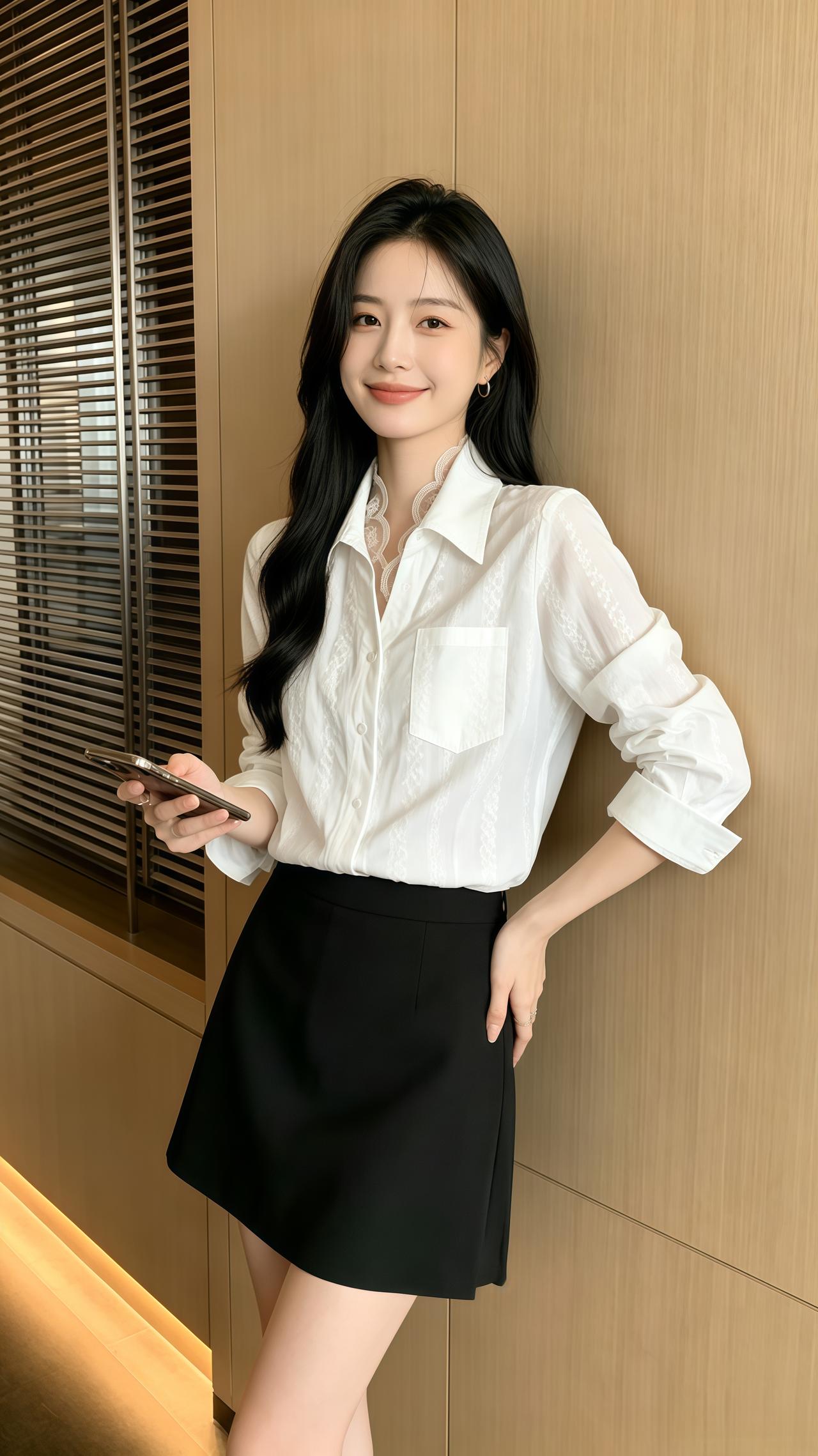 日常穿搭分享今日份高智感look秋季穿搭日常女生穿搭衬衣