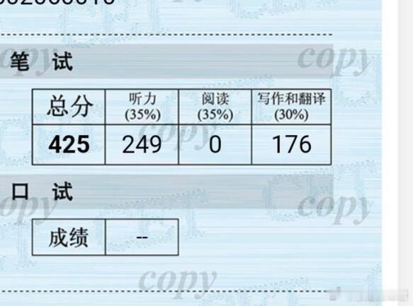 阅读0分过了英语四级​​​