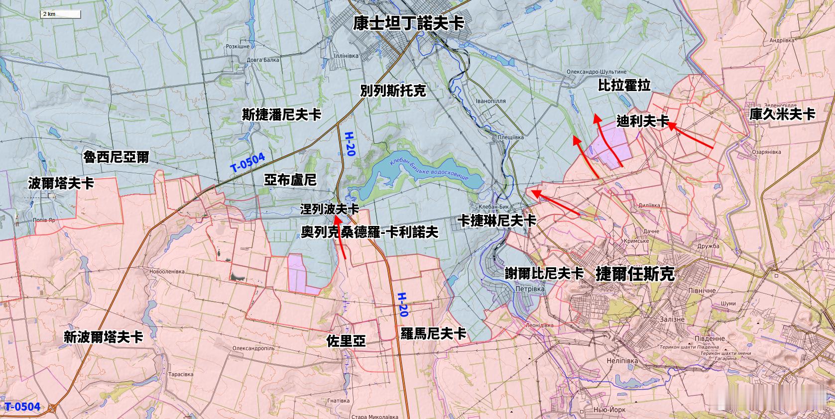 更新康斯坦丁諾夫卡一線態勢烽火问鼎计划俄羅斯第4獨立摩托化步兵旅控制了迪利夫卡