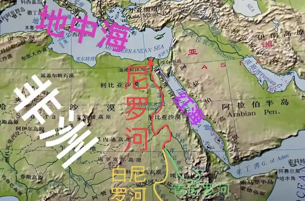 埃及最大的遗憾或许是没能完全掌控尼罗河上游了吧。尼罗河作为世界最长河流，全长66