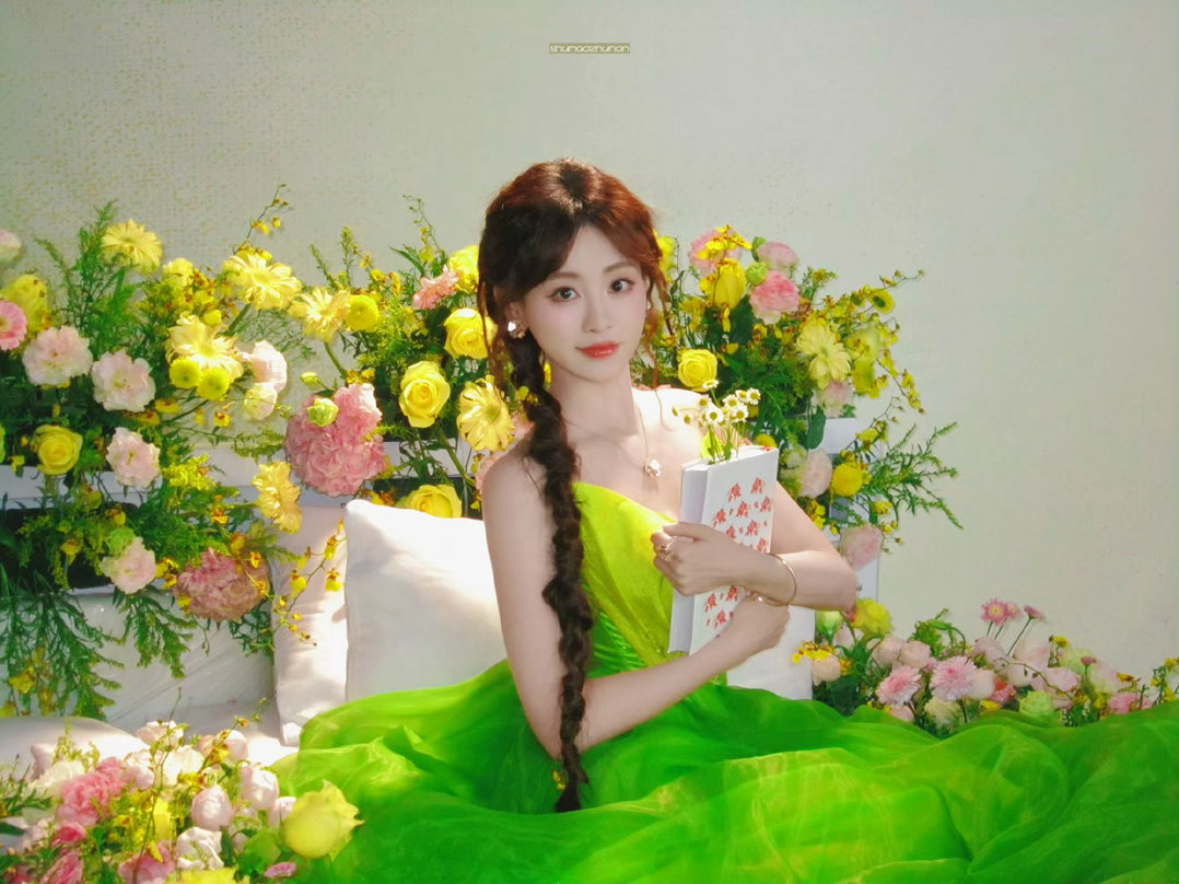 #祝绪丹##请多关祝#绿纱漫染一庭花💚​