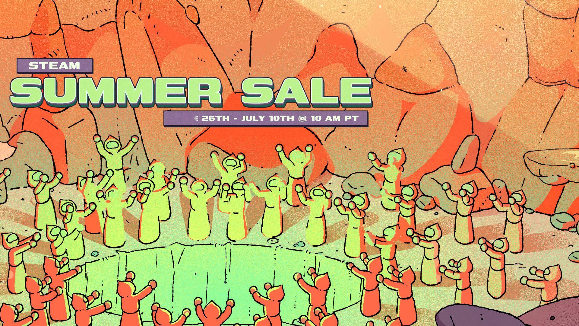 2025Steam夏季特卖视觉图公开，将于北京时间6月27日至7月11日期间开启