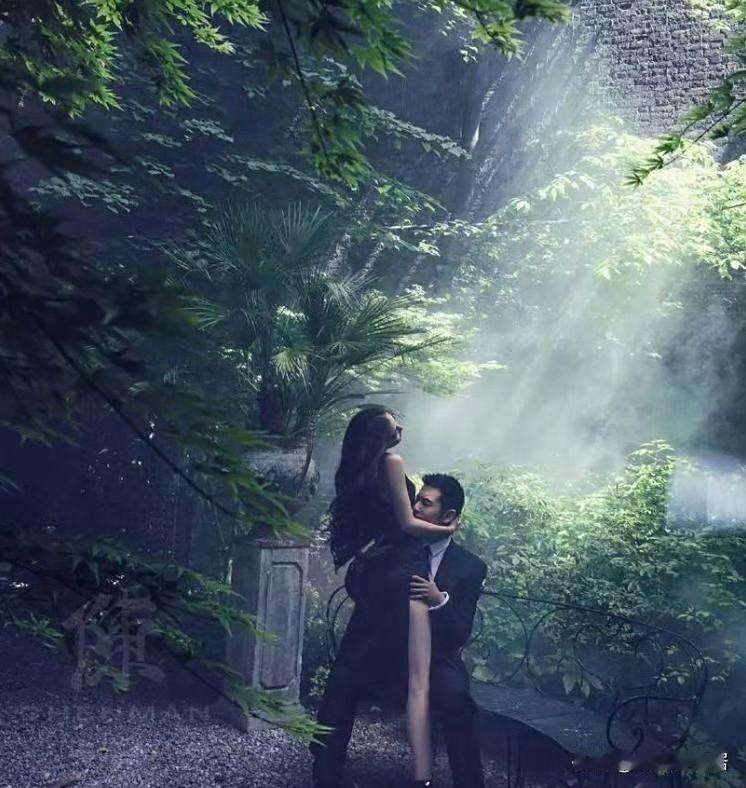 现在再看黄晓明和杨颖当时的结婚照是挺大胆的！根本就不像结婚照，因此还被网友吐槽怪