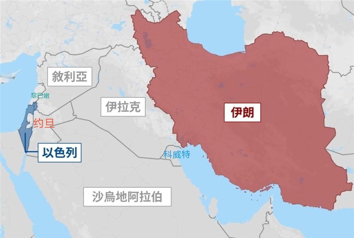 以色列有一个大梦想？众所周知，按领土面积排序，中东有两个大国：分别是沙特阿拉伯
