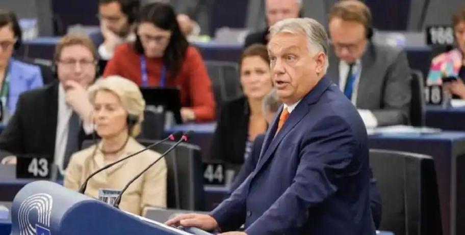 快讯！快讯！。匈牙利总理欧尔班突然宣布了他的最新建议。我赞同把话说开