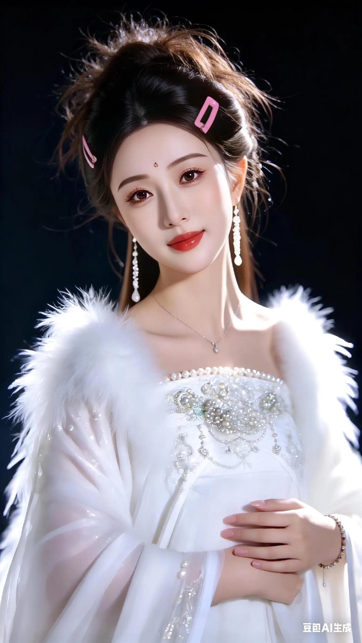 中国古典美女应该长什么样子?古典佳人，婉约柔情，犹如一幅泼墨山水画，细腻的线条