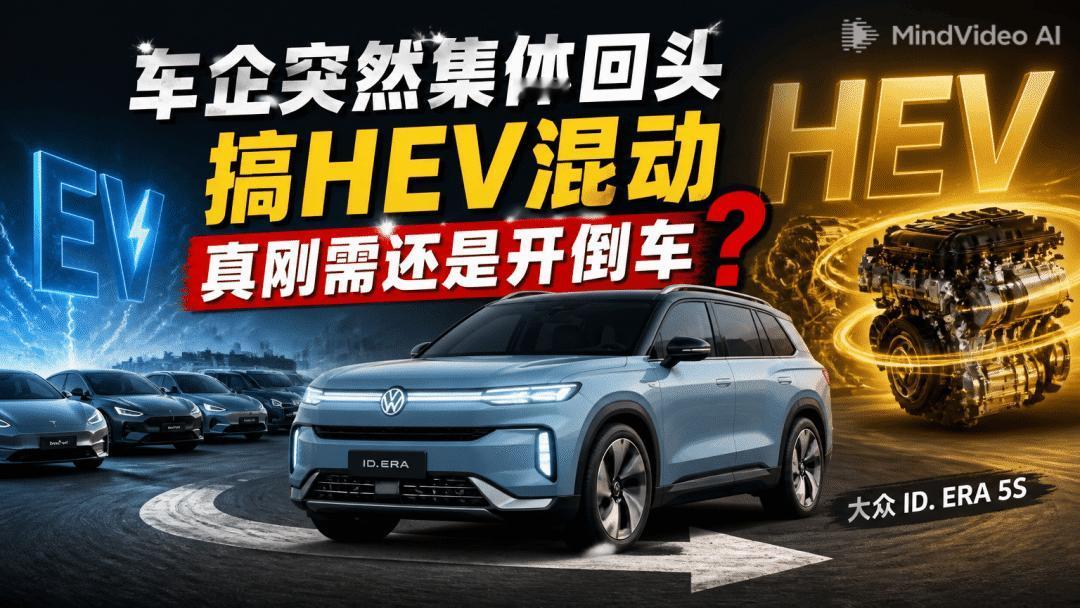 传统车企集体回头搞HEV，原因只有一个：政策变天了，纯电赔不起了，而HEV是唯一