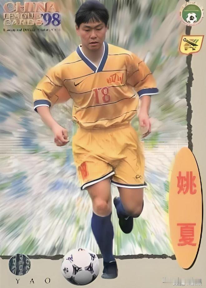 姚夏年少成名，1991年入选省队，从家乡重庆来到了成都，1992年入选国青，一